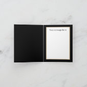 Carte Bébé zèbre mignon ajouter un message  (Intérieur)