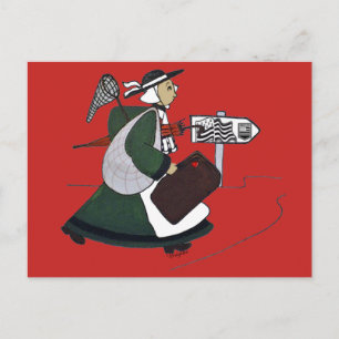 carte bécassine breton briefkaart