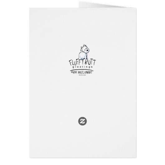 Carte Bedlington Terrier (Dos)