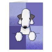 Carte Bedlington Terrier (Devant)
