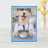 Carte Bedpan 1 Get Well Card BPB-1 (Fleur jaune)