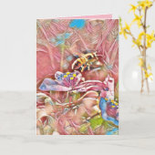 CARTE BEE BIRTHDAY CARD (Fleur jaune)