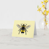 Carte BEE cool - Faune - Insecte - Jaune (Fleur jaune)