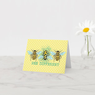 Carte Bee Different Bumble Bee Trio