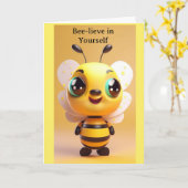 Carte Bee lieve Honey Bee Greeting Card (Fleur jaune)