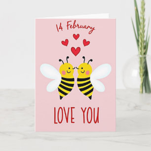 Carte Bee Mine Love You