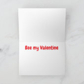 Carte Bee my Valentine ! (Intérieur)