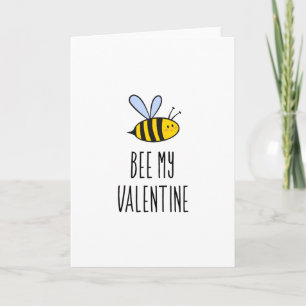 Carte Bee my Valentine