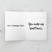 Carte Bee My Valentine's Day Card (Intérieur)