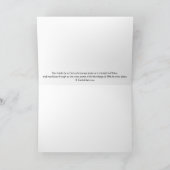 Carte Bee on Lavender Scripture Card 2 Corinthians 2:14 (Intérieur)