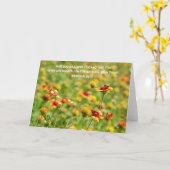 Carte Bee Recherche Fleur sauvage Scripture Card Jeremia (Fleur jaune)