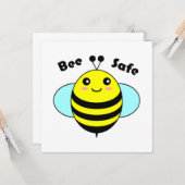Carte Bee Safe 3 (Devant/Arrière en situation)