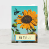 Carte Bee Yourself Bumblebee Tennis (Devant)