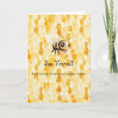 Carte Bee Yourself Gold Honey (Devant)