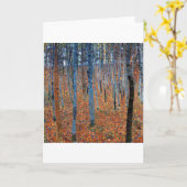 Carte Beech Grove, Gustav Klimt (Fleur jaune)