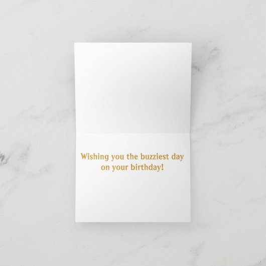 Carte beeday, HEUREUX BEE-DAY ! (Intérieur)