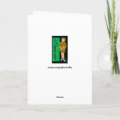 Carte Beer Belly Birthday Guy. (Dos)