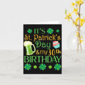 Carte Beer Cake &amp; Shamrocks It's St Patrick Day &amp (Fleur jaune)