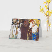 Carte Beethoven Frieze (détail), Gustav Klimt (Fleur jaune)