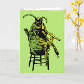 Carte Beetlejuice | Coléoptère sur une chaise (Fleur jaune)