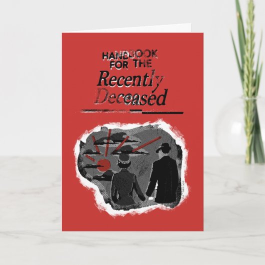 Carte Beetlejuice | Manuel pour les récents défunts (Devant)