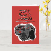 Carte Beetlejuice | Manuel pour les récents défunts (Fleur jaune)