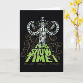 Carte Beetlejus | C'est l'heure du spectacle ! (Fleur jaune)