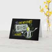 Carte Beetlejus | Marquee "Ghost With The Most" (Fleur jaune)