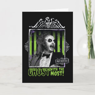 Carte Beetlejus Portrait "Ghost With the Most"