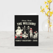 Carte Before Christmas Family Vacation (Fleur jaune)