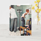 Carte Before the Shot or At the Doctor's (Fleur jaune)