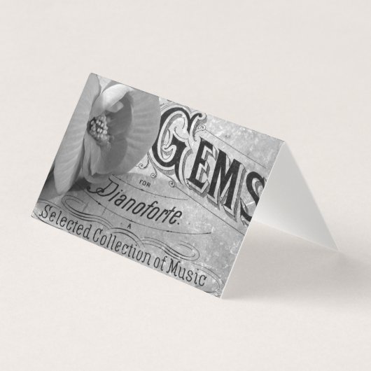 Carte Begonia Gems Pianoforte (Front)