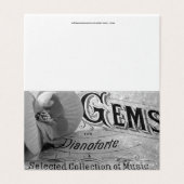 Carte Begonia Gems Pianoforte (Outside Unfolded)