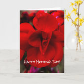 Carte Bégonias d'écarlate (Fleur jaune)