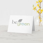 Carte beGreen (Fleur jaune)