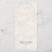 Carte Beige Destination Mariage (Dos)