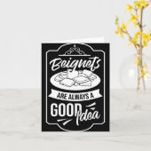 Carte Beignet New Orleans French Quarter (Fleur jaune)