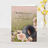 Carte Belated Birthday Card For Photographer (Fleur jaune)