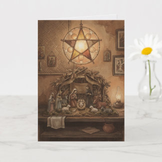 Carte Belen avec Parol Vintage