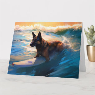 Carte Belge Shepherd Beach Surf Peinture