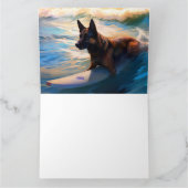 Carte Belge Shepherd Beach Surf Peinture (Intérieur)