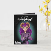 Carte Bélier (Fleur jaune)