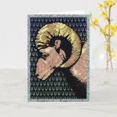 Carte Bélier (carte) (Fleur jaune)