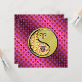 Carte Bélier & Coq de Métal (Devant/Arrière en situation)