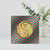 Carte Bélier et chien métallique (Debout devant)