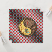 Carte Bélier et Serpent de Terre (Devant/Arrière en situation)