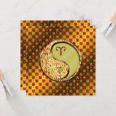 Carte Bélier & Singe de Métal (Devant/Arrière en situation)