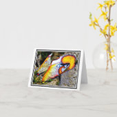 Carte Béliers ! Art Rock près d'Orgosolo, Sardaigne (Fleur jaune)