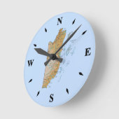Carte Belize Horloge (Angle)