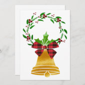 Carte Bell Christmas Flat (Devant / Derrière)